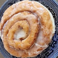 Cinnamon scroll at Migrant Coffee in West Footscray