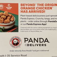 Advert from September 2022 that lured me in    at Panda Express in Moore