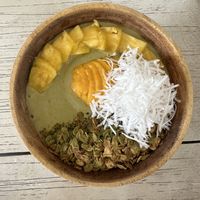 Matcha Mango Smoothie Bowl  at The Beachbaby Cafe in Siargao