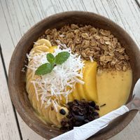 Vegan smoothie bowl  at The Beachbaby Cafe in Siargao