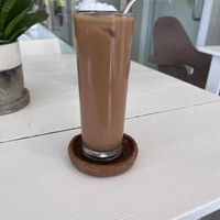 Chai latte with soy milk   at The Beachbaby Cafe in Siargao