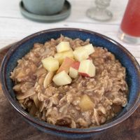 Apple and almond oats   at The Beachbaby Cafe in Siargao