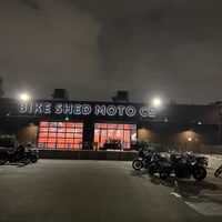Outside   at BikeShed Motorcycle Company in Los Angeles