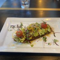 Avocado toastt #Veganuary at BikeShed Motorcycle Company in Los Angeles