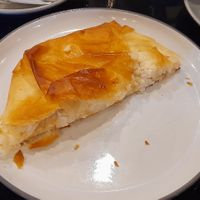 One of the vegan ricotta pastries (we halved one €8.50), basically like scrambled tofu in pastry, all very fresh and made to order, a touch on the salty side but was so good and  at Coffee Scape in Cork