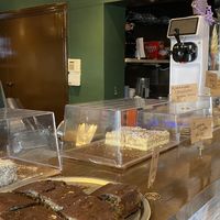 Nearly all the cakes are vegan   at Coffee Scape in Cork