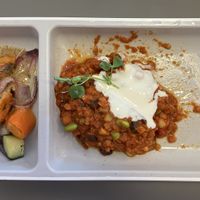 "Cozy" veggies, chili  at Mini Chef in Billund