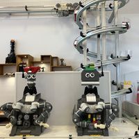 Roberta and Robert, our servers  at Mini Chef in Billund