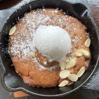 Cookie with ice cream  at Jeronimo in Lima