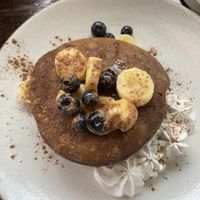Banana pancakes   at Jeronimo in Lima