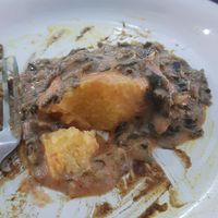 fufu e couve com molho de amendoim at Congolinaria - Caquito in Sao Paulo