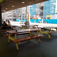 Seating at Oh my Greek! in Zurich