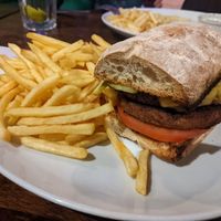 Burger (they'd ran out of brioche buns) at The Mother Superior in Edinburgh