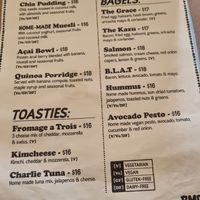 Menu Options clearly labelled at Remedy Coffee in Auckland