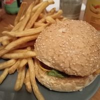 SNE burger at Sunrj in Brussels