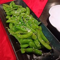 Good old edamame at KingDo in Sevilla