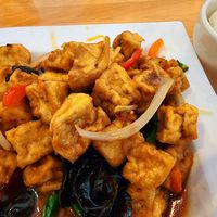 Tofu with Ginger  at Finn Thai in Martinsburg