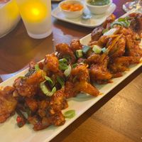 Gobi Manchurian - crispy sweet and sour cauliflower appetizer   at Spice Palette Indian Cuisine in Mount Pleasant