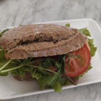 Spicy Vegan Sandwich at Café Blå Katten in Mariefred