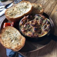 Provoleta de papa at Seibo in Buenos Aires