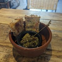 Pan y salsa at Seibo in Buenos Aires