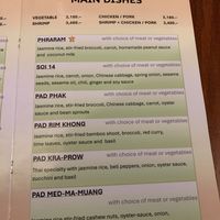 Main dishes  at Im-Oon in Budapest