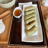 Vegan rice cakes   at Beautiful Tea Museum in Seoul