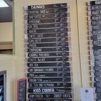 Non-dairy milk options! at Bear Creek Coffee in Ulysses