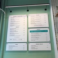 Menu board  at HipCityVeg - Rittenhouse in Philadelphia
