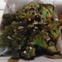 Broccoli (with sneaky appearance by the cauliflower)  at Bacon Bros Present Shaka Bros in Christchurch