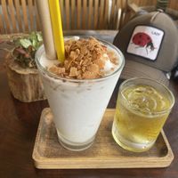 Coconut smoothie 🥥  #Veganuary at Long Hung Coffee in Phu Quoc