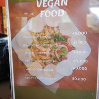 Limited food options at Long Hung Coffee in Phu Quoc