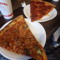 Vegan sausage and vegan hot pep at Bambino in Dublin