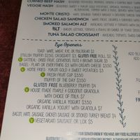 Vegan options at The Cure Cafe in Stroudsburg