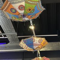 Trendy interior - industrial meets traditional.  at Roti Corner in Camberley