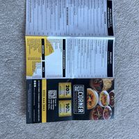 Menu for choice  at Roti Corner in Camberley