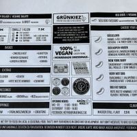 Speisekarte  at Grünkiez in Dusseldorf