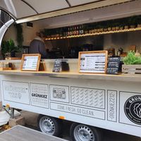Food truck at Grünkiez in Dusseldorf