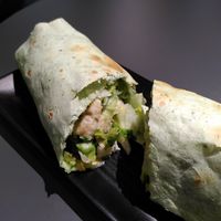 Falafel hummus wrap at immergrün in Munich