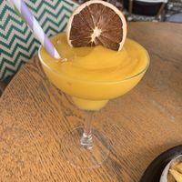 Mango daiquiri   at Kalma Café in Lanzarote