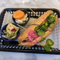 Banh mi veganized. at Local Foods in Austin