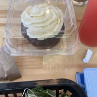 Carrot cupcake to go!  at Local Foods in Austin