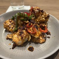 General Tso’s Cauliflower Wings  at Harvest Seasonal Grill & Wine Bar in Collegeville