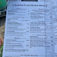 Summer Vegan Menu  at Harvest Seasonal Grill & Wine Bar in Collegeville