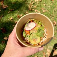 Noodle Bowl Sample  at Harvest Seasonal Grill & Wine Bar in Collegeville