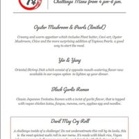 2025 Sac Vegan Chef Challenge Menu at 7' Yen Sushi in Roseville