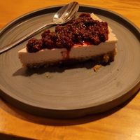 Cheesecake at Real Vegetal in Medellin