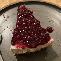 cheesecake  at Real Vegetal in Medellin