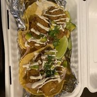 Cauliflower tacos  at Real Vegetal in Medellin