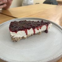 cheesecake  at Real Vegetal in Medellin